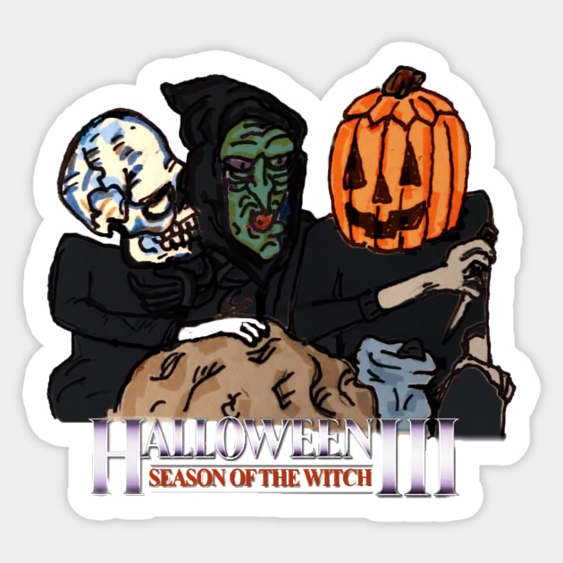 HALLOWEEN 3 Sticker by MattisMatt83